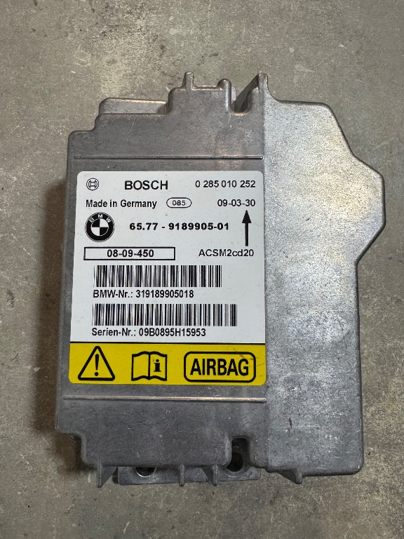 Calculator Airbag cod 9189905 pentru BMW X5 E70 An 2008