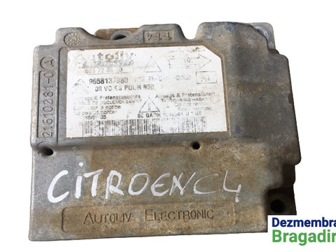 Calculator airbag Cod: 9658137980 Citroen C4 [2004 - 2008] Hatchback 3-usi 1.4 MT (88 hp)