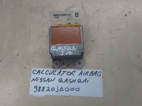 Calculator airbag cod 98820J D000 / Nissan Qashqai / 2007-2013