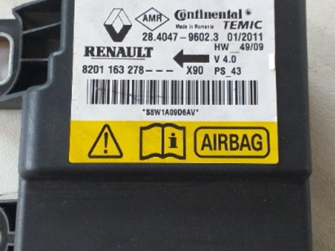 Calculator airbag Dacia Sandero ,Logan cod produs:8201163278---