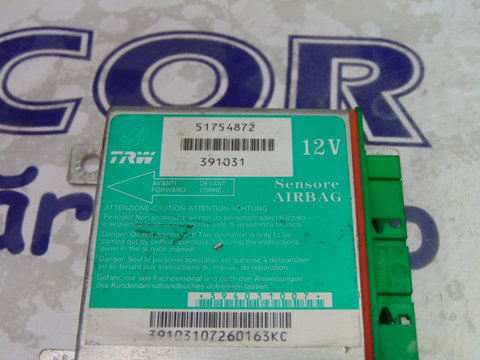 CALCULATOR AIRBAG FIAT GRANDE PUNTO COD 51754872 AN 2006/2012