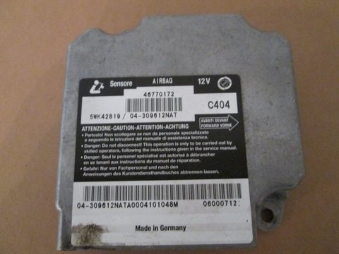 Calculator airbag Fiat Marea an 2000, cod: 5WK42819, 46770172