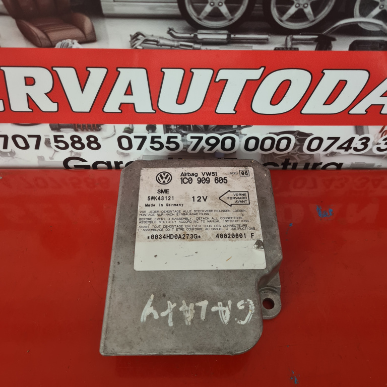 Calculator Airbag Ford Galaxy 1.9 Motorina 2002, 1C0909605 / 1J0909608