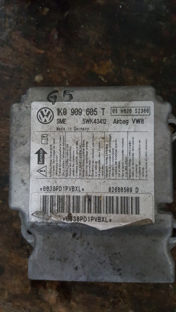 Calculator airbag golf5 1ko909605t