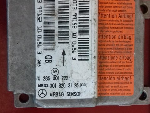 Calculator airbag Mercedes A-class W168 2000, cod piesa 0018203126 ; 0285001222