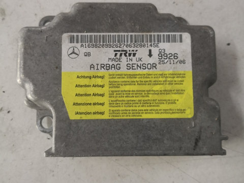 Calculator airbag MERCEDES-BENZ B-CLASS (W245) [ 2005 - 2011 ] OEM A1698209926