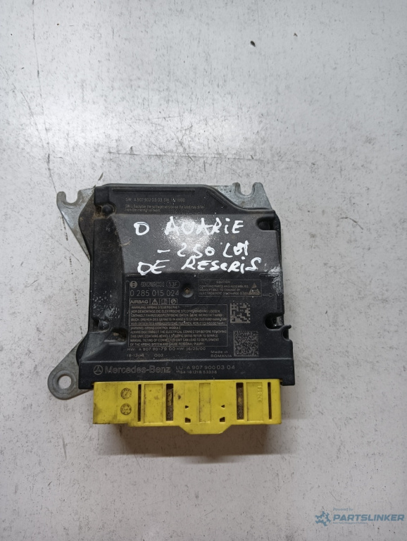 Calculator airbag MERCEDES-BENZ SPRINTER 3,5-t 907 2018 - > 0285015024