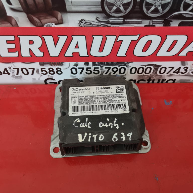 Calculator Airbag Mercedes-Benz Vito (2009->) [w639] 2.2 Motorina 2010, A0009010201