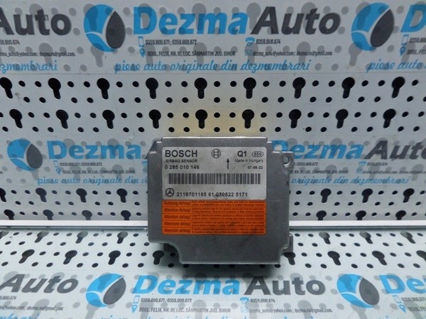 Calculator airbag Mercedes E 280cdi (W 211) 0285010146, A2118701185