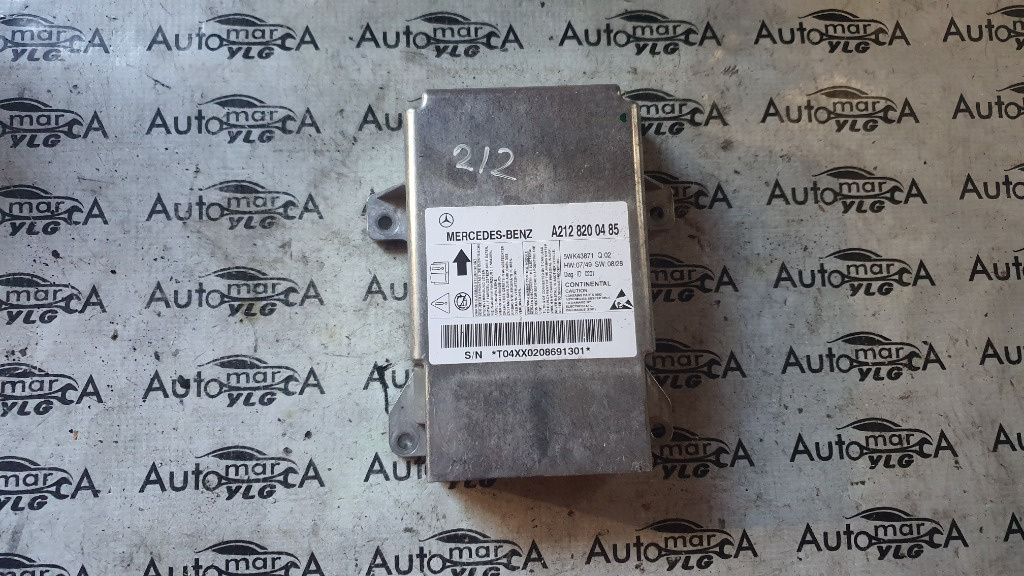 Calculator airbag Mercedes E-Class W212 a2128200485