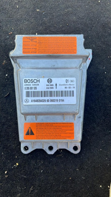 Calculator airbag Mercedes ML 320 W164 A1648204326