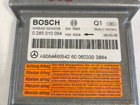 Calculator airbag Mercedes Sprinter 2006 - 2012 cod: 0285010054