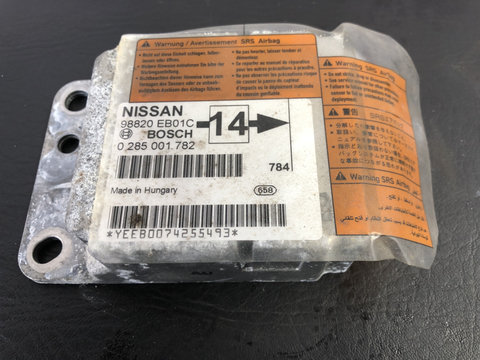 Calculator airbag Nissan Navara D40 Double Cab 2.5 dCi 4x4 Automatic, 171cp sedan 2009 (98820EB01C)