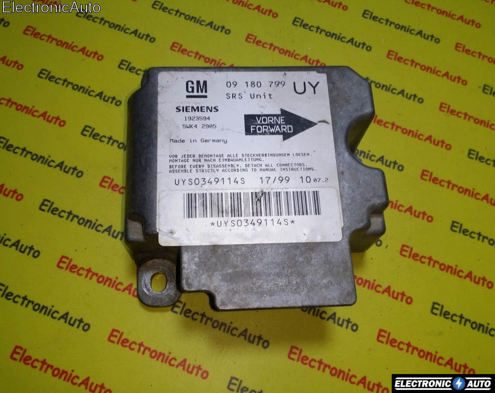Calculator airbag Opel Astra 09180799UY