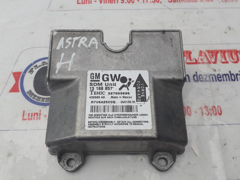 Calculator airbag Opel astra H an 2006 cod 13188857