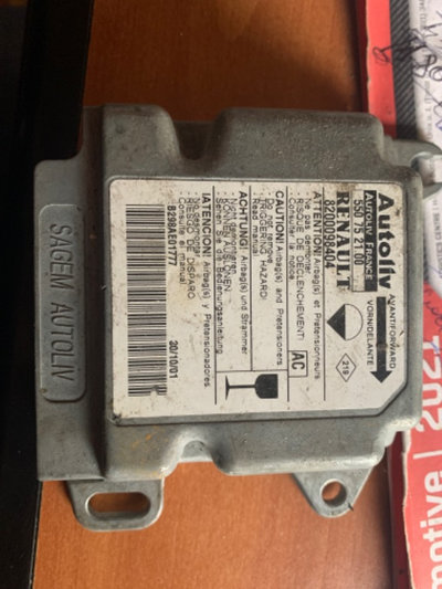 Calculator Airbag Opel Movano Renault Master 2000-