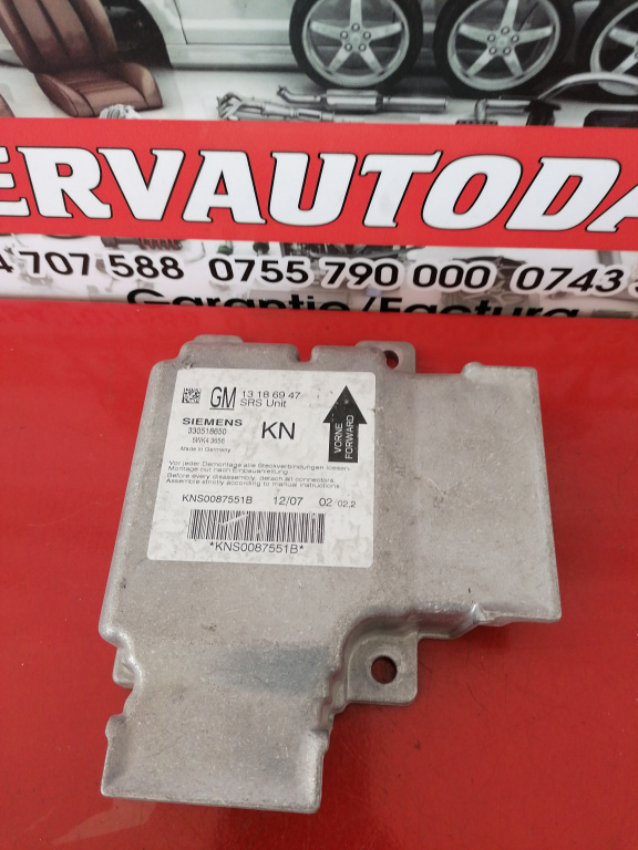 Calculator Airbag Opel Vectra 1.3 Motorina 2003, 13186947 / 13126123 / 24417006 / 24417008