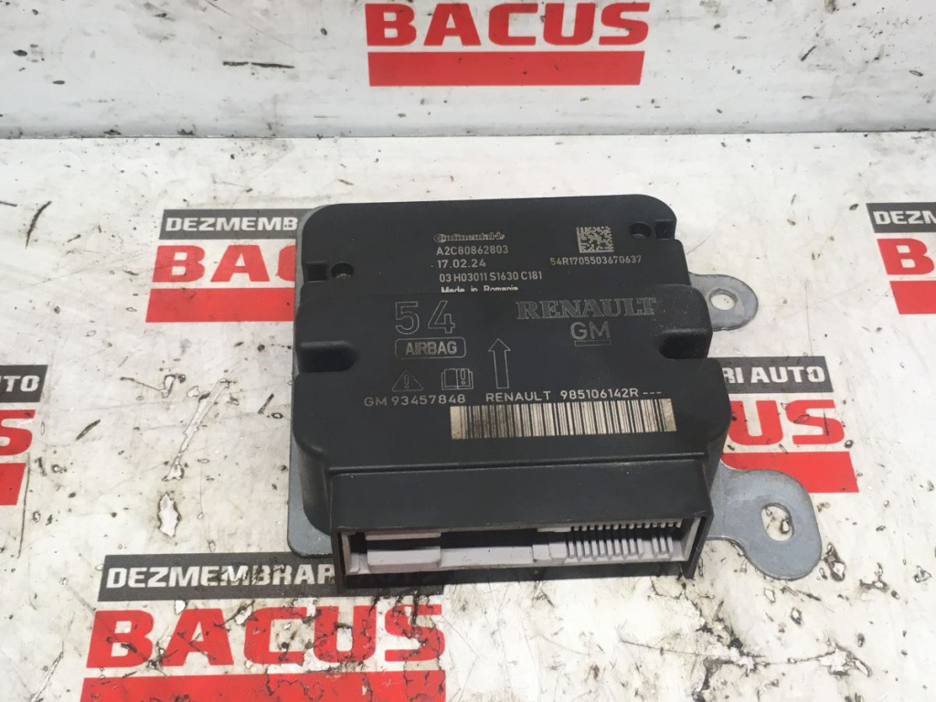 Calculator airbag Opel vivaro B a2c80862803 / gm 93457848 / 985106142r