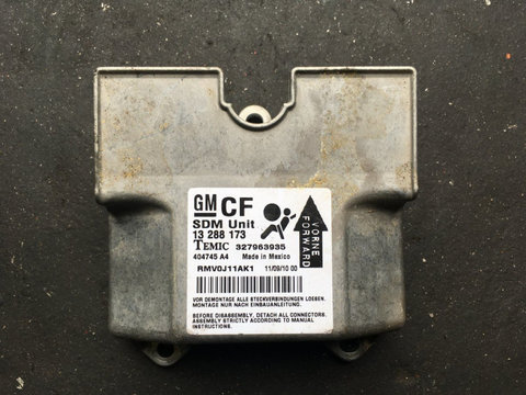 Calculator Airbag Opel Zafira B cod: 13288173