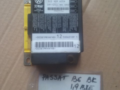 Calculator airbag Passat B6, 1,9BXE cod 3C0909605M