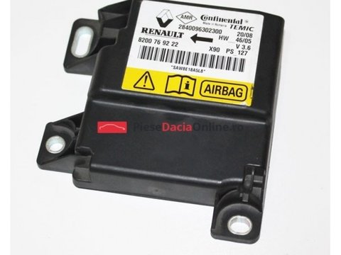 Calculator airbag pentru auto cu airbag sofer si pasager, fara airbag-uri laterale