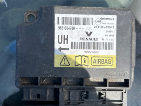 Calculator airbag pentru Renault Megane 3, 2008-2016, cod OEM 985105478R