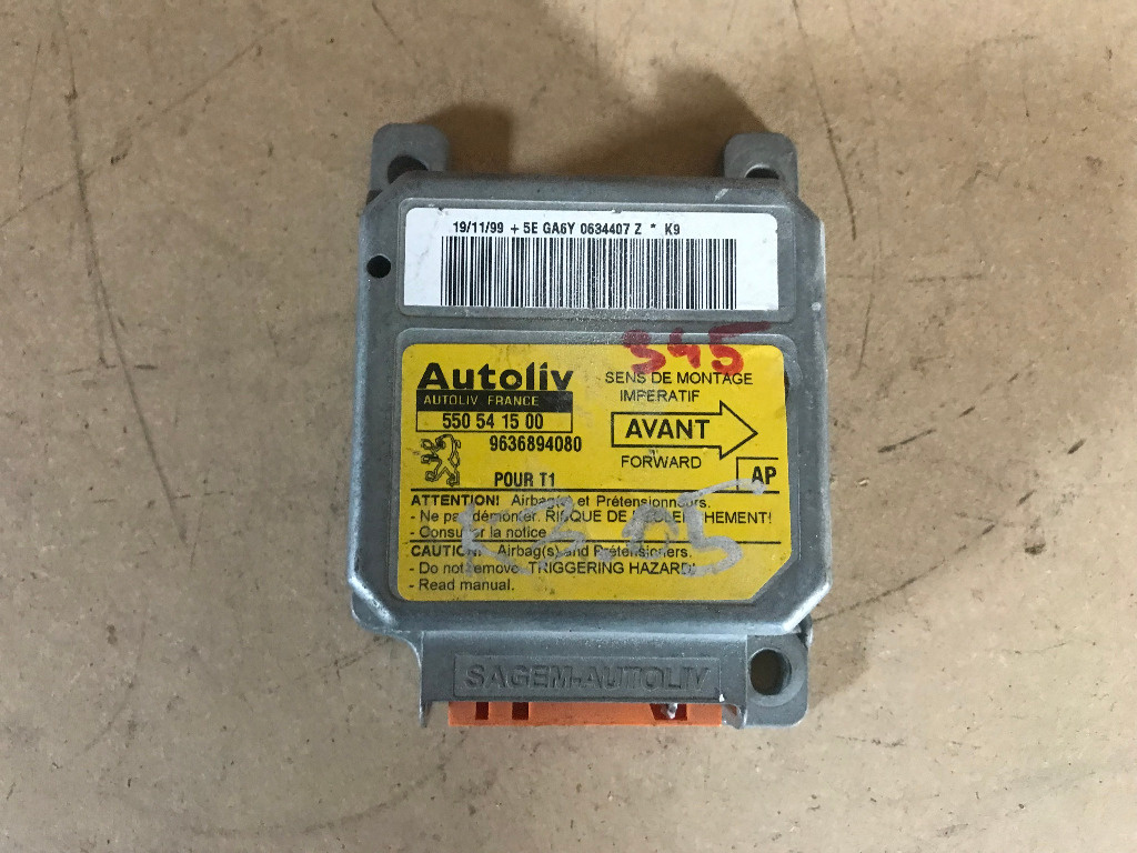 Calculator Airbag Peugeot 206 1998 - 2008 cod: 963