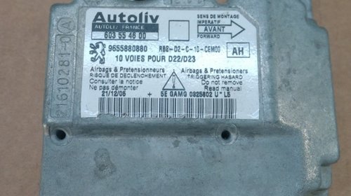 Calculator Airbag Peugeot 407