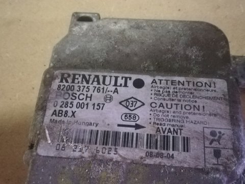 Calculator airbag Renault Clio 2 cod produs : 8200 375 761/- - A 0 285 001 157