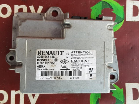 Calculator airbag Renault Clio 3 2005 2006 2007 2008 2009 cod 8200645158