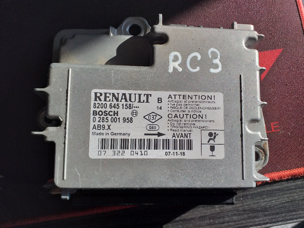 Calculator Airbag Renault Clio 3 , Cod : 8200645158 , 0285001958