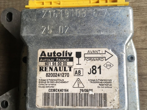 Calculator airbag Renault Espace 601960000, 8200241270 ,,,,