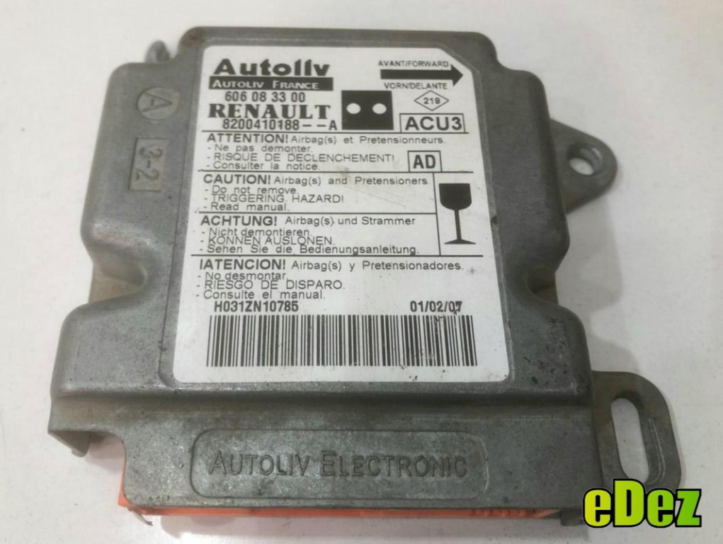 Calculator airbag Renault Kangoo (1997-2007) 82004