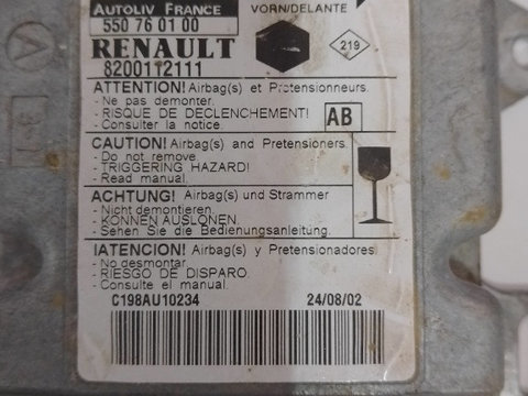 Calculator airbag Renault kangoo