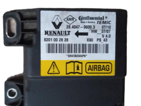 Calculator airbag Renault Megane 2