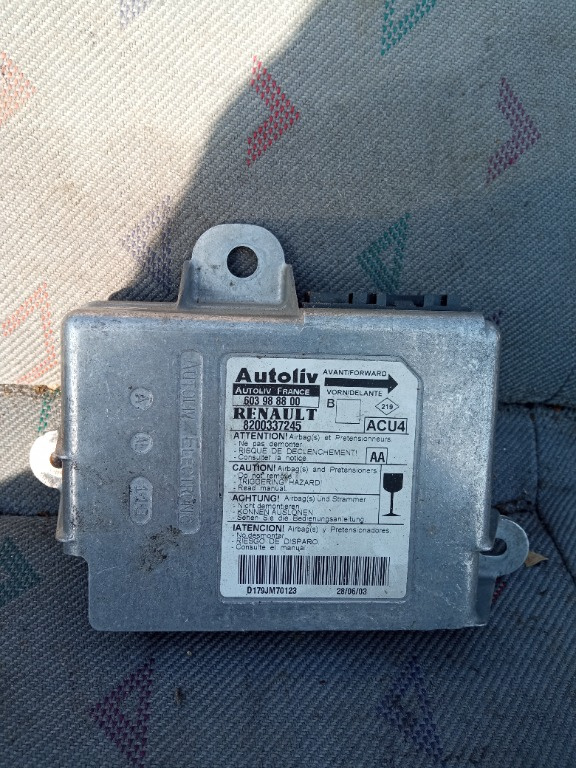 Calculator airbag Renault megane II