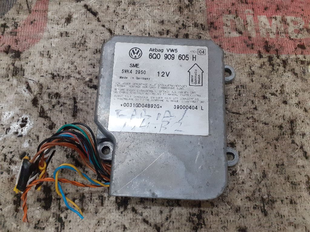 CALCULATOR AIRBAG SKODA FABIA 2001 OEM:6Q0909605H.