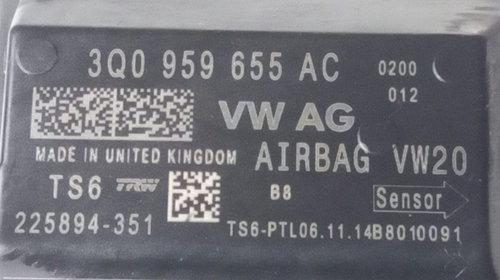 Calculator airbag Skoda Octavia 3 an 201