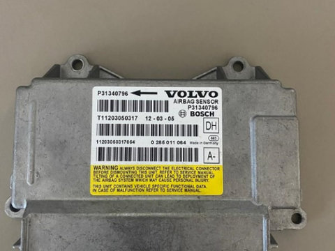 Calculator airbag SRS Volvo S60 V60 XC60 S80 XC70 V70 31340796