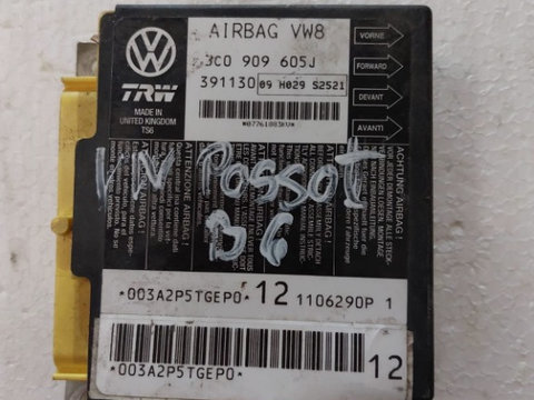 Calculator airbag V.W. Passat B6 COD: 3C0909605J