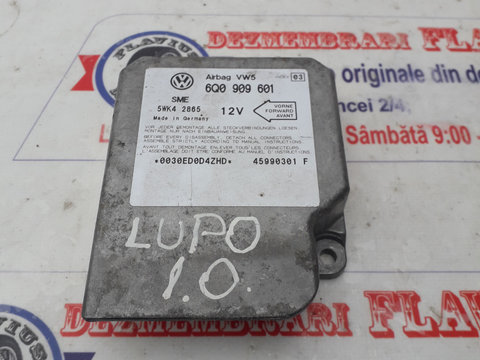 Calculator airbag Volkswagen Lupo Skoda Audi cod 6Q0909601
