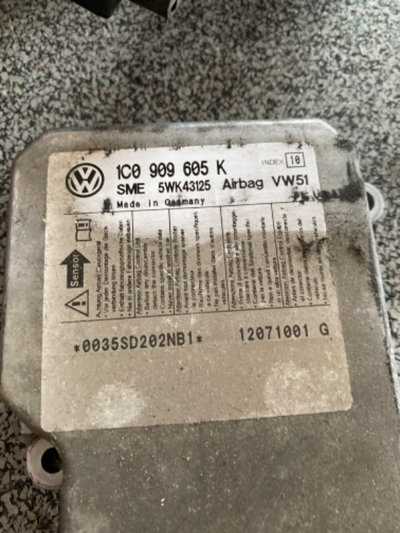 Calculator airbag Volkswagen, Skoda , cod 1C090960
