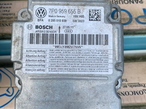 Calculator airbag Volkswagen Touareg 7P Porsche Cayenne COD: 7p0959655b
