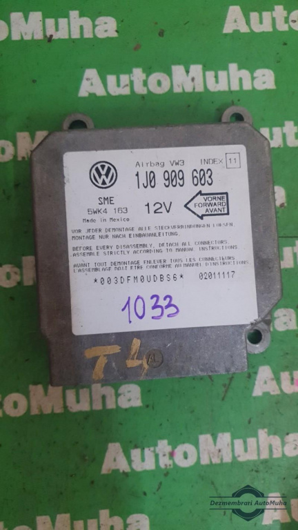 Calculator airbag Volkswagen Transporter T4 (1990-2003) 1j0909603