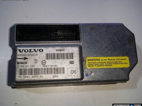 CALCULATOR AIRBAG VOLVO S 80 COD 0285001283 9472942