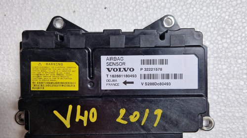 Calculator Airbag Volvo V40 2019 cod 322
