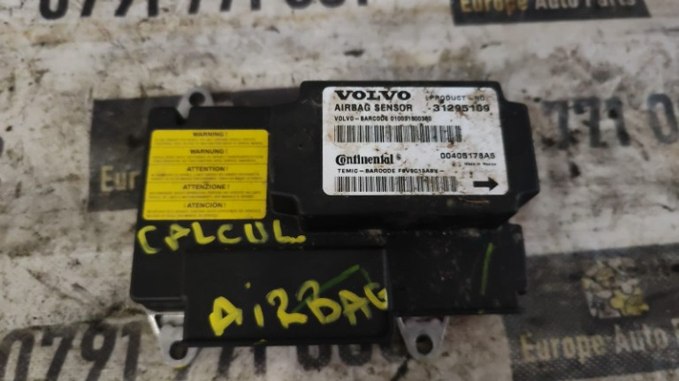 Calculator airbag Volvo V50 2.0 D 136Cp / 100 Kw cod motor D4204T,an 2010 cod 31295109