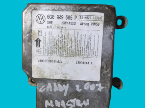 Calculator airbag VW Caddy 2005-2010 cod 6Q0909605P