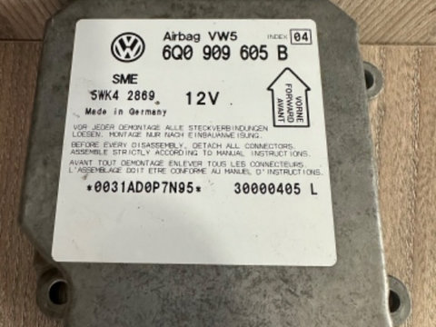 Calculator airbag VW cod 6Q0 909 605 B / 5WK4 2869
