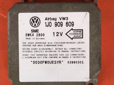 Calculator Airbag VW Golf 4 1998-2004 Cod: 1J0909609